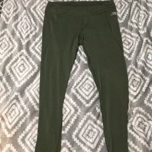 The North Face XL Green Exercise Running Yoga leggings
